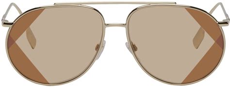 burberry gold tone metal sunglasses